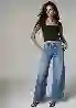 Resim Joy Mavi Edition Gölgeli Indigo Mavisi Jean Pantolon